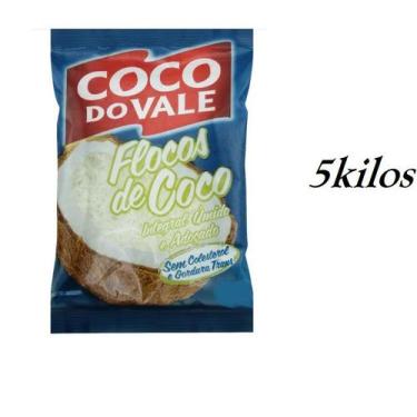 Imagem de Flocos de Coco Integral Umido e Adoçado Coco do Vale 5 kilos - Lynx pr