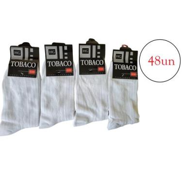 Imagem de Kit 48 Pares De Meias Adulto casual unisex Cano Alto - Lynx produções