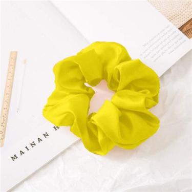 Imagem de Kit 100 Xuxinhas de Cetim Charmousse Scrunchie Anti Frizz Luxo - LD Co