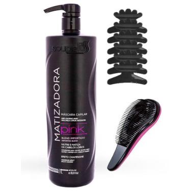 Imagem de Máscara Matizadora Pink  Efeito champanhe 1 litro Souple Liss