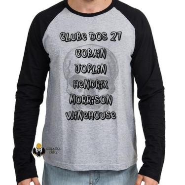 Imagem de Camiseta Manga Longa Clube dos 27 - Empório Dutra, GG  adulto