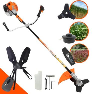 Imagem de Roçadeira Profissional Vulcan VR520H 2T 52CC 2,5CV Alta Potência + Fac