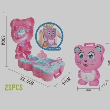 Imagem de Brinquedo Kit de Beleza Gatinha Com 21 Pçs as meninas vai amar. - toys