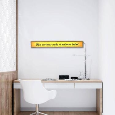 Imagem de Luminoso Box Light - Nao Arriscar Nada e Arriscar Tudo - Muralist