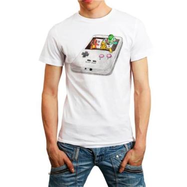 Imagem de Camiseta Masculina Branca Super Game Boy - DESIGN CAMISETAS, Branco, M