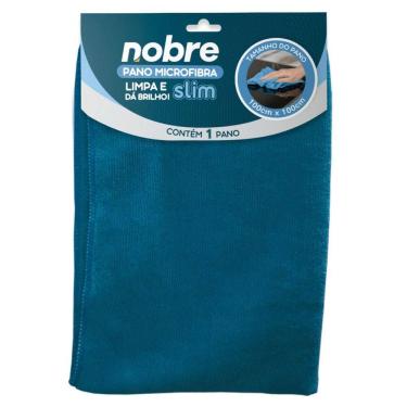 Imagem de Pano Microfibra 100X100Cm Pacote 1 Unid. Azul Slim - Nobre