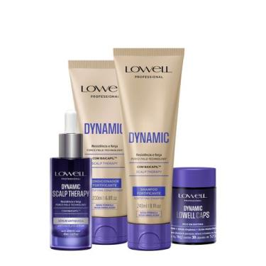 Imagem de Kit Lowell Dynamic Scalp Therapy Duo Sérum Caps (4 produtos)