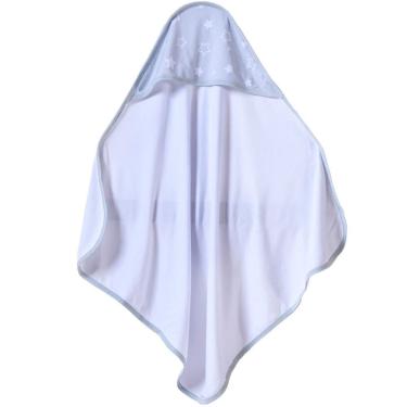 Imagem de Toalha Capuz Bebê 70x70 Toque Aveludado Super Macia
