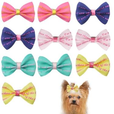 Imagem de Grampos de pelo de cães pequenos para animais de estimação – 5 peças coloridas para cães jacaré, presilhas de cabelo de gato com bico de pato, presilhas de cabelo de animais de estimação, presilhas de