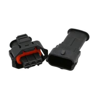 Imagem de Conector De Se/nsor/s De Mapa Automático De 3 Pinos, Trilho Comum, Soquete De Bomba De Injeção, Pressão, Virabrequim, Se/nsor/s De Posição, Plugue Para Boschs(Female and Male)
