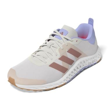 Imagem de adidas Tênis feminino Everyset Training, Giz/argila quente/tom violeta, 42