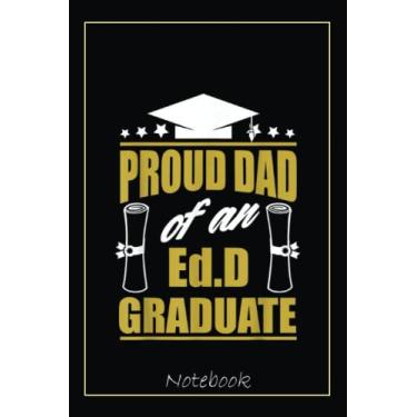 Imagem de EdD Doctor of Education Proud Wife Doctorate Graduation Notebook: Graduation Gift Diary For Notes, Congratulations, Graduate Journal, Gold Graduate ... Journal, 6x9 college ruled notebook