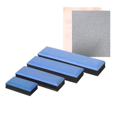 Imagem de Pintando Carro, 4 Tacos Lixador Manual De Eva/E Duas Lixas Adesivas Quantidade de cascalhos:0;Cor:Azul