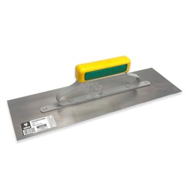 Imagem de Desempenadeira Galo Aço Inoxídavel 400x120mm Para Efeitos Decorativos Massa Corrida Gesso Original P/Pedreiro Profissional - (309/00)