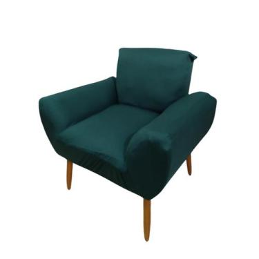 Imagem de Capa Poltrona Decorativa modelo Opala para sala, quarto e escritório -