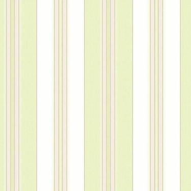 Imagem de Papel De Parede Waverly Stripes Lovers Lane Verde-rosa Wa7778 - Rolo 10m X 0,52m