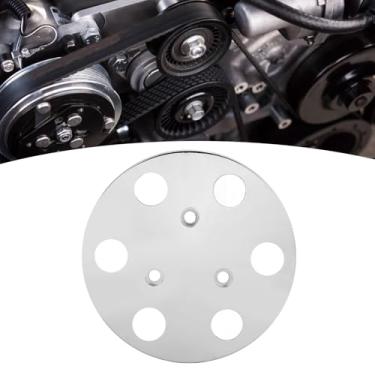 Imagem de Tampa Polia Embreagem Compressor CA, Liga Alumínio Alta Resistência, Tampa Polia do Compressor AR Condicionado, Substituição Tampa Polia Embreagem para Compressores Sanden 508