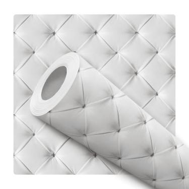 Imagem de Papel de Parede Adesivo Floral Rosas Bege Moderno Quarto Sala de Estar