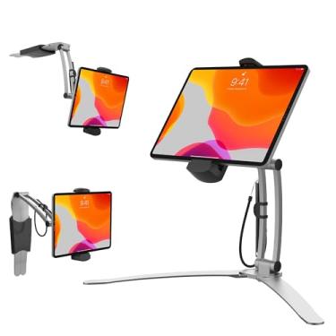Imagem de Suporte de montagem 2 em um – Suporte e suporte para tablet CTA multiflex instalados em paredes ou dobras para iPad 10ª geração de 11,9 polegadas – iPad 7/8/9 geração 10,2 polegadas