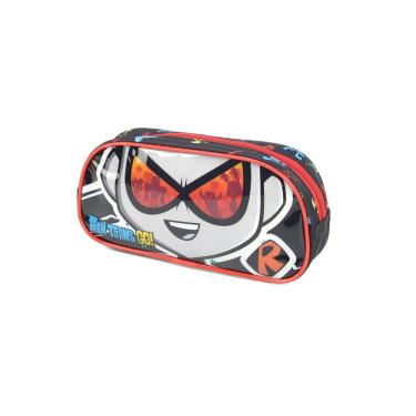 Imagem de Estojo Escolar Infantil Simples Jovens Titãs Luxcel Ei37874