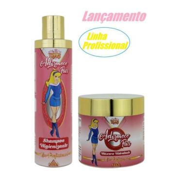 Imagem de Adormece Fios Kit Shampoo e Máscara Fio Nos Trinks 
