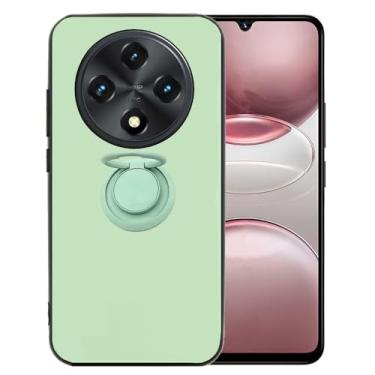 Imagem de Ranyi Capa para celular UMIDIGI G100/UMIDIGI G100A, capa ultrafina flexível de TPU sólido com suporte de anel giratório 360 com suporte de borracha de silicone para UMIDIGI G100 5G /G100A (2025 6,9