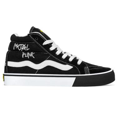 Imagem de Tênis Mad Rats Lona Unissex Hi Top Oitão | Preto Branco