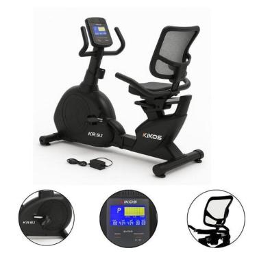 Imagem de Bicicleta Ergométrica Display Lcd Com Velocidade, Distância, Cronômetro e Calorias Kr9.1 Bivolt Kikos