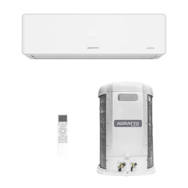 Imagem de Ar Condicionado Split Agratto Hi Wall Fit Top Inverter 18.000 BTU/h Frio Monofásico Branco FICST18F-02 - 220V
