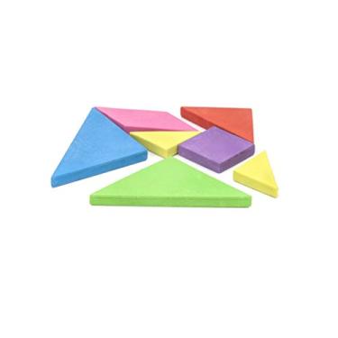 Imagem de Kikkerland Conjunto de borracha Tangram (ER55)