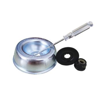 Imagem de ZXZHL Kit de manutenção de adaptador de lâmina de cortador de grama para máquina de cortar grama adequado para aparadores de corda STIHL kit de manutenção de acessórios adaptador de lâmina de corte de escova (conjunto de 4 peças)