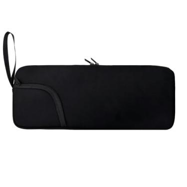 Imagem de CHJCKOO Bolsa De Transporte Preta Neoprene Com Alça E Mouse Para Teclado Sem Fio Logitech Mx Keys/Mx Keys S/Teclado Mecânico Iluminado Performance