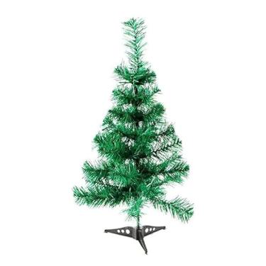 Imagem de Arvore de Natal Pequena Decoraçao natalina de mesa Pinheiro Canadense 60cm com 40 galhos