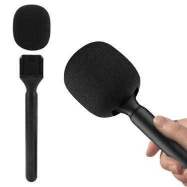 Imagem de Alça de entrevista com microfone para Rode II com espuma para MIC 1/2 
