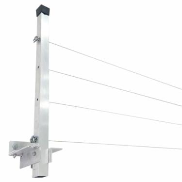 Imagem de Varal Alumínio Reforçado Retrátil De Parede Para Roupas Suporta Até 80kg (Suporta 80 kilos)