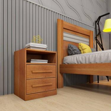 Imagem de Mesa De Cabeceira 2 Gavetas - Barcelona-cinamomo - Tcil Móveis