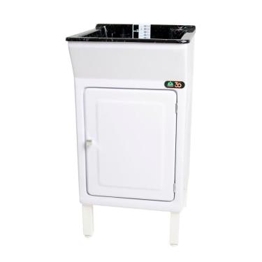 Imagem de Tanque De Lavar Roupa Fiberblu Viena 20l Granitado Preto