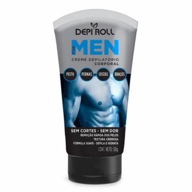 Imagem de Creme Depilátorio DepiRoll Corporal For Men 130g