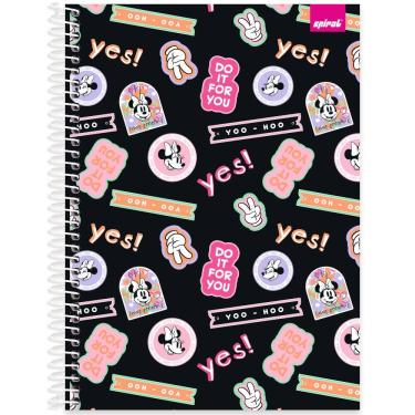Imagem de Caderno univ.capa dura 1x1 80fls Minnie Cla 2525670 Spiral Mn