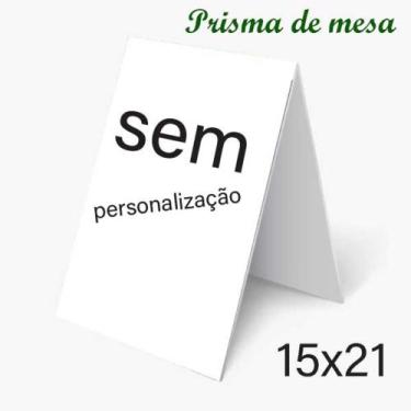 Imagem de Prisma de mesa 15x21 cm sem personalização - SHOPPDOADESIVO