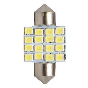 Imagem de Lâmpada led torpedo 31mm 16 leds - TIGER AUTO