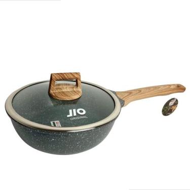 Imagem de Frigid wok jw024az po marmore 24cm mrzd tampa vidro ar2222 - JIO Origi