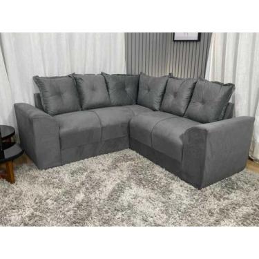 Imagem de Sofá Canto Cinza 605 Belo - Alpoim