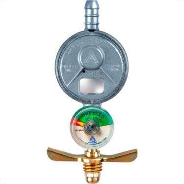 Imagem de REGULADOR GAS ALIANCA 505 01 PEQ 1KG/h COM MANOMETRO INDICADOR DE PRES