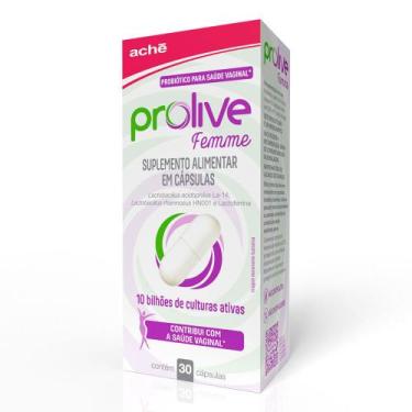 Imagem de Prolive Femme Suplemento Alimentar com 30 Cápsulas - Proli Ve