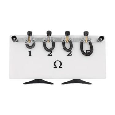 Imagem de predolo Medidor de Resistência Decimal Caixa de Resistência Variável Medição Experimento de Eletricidade Ensino Caixa de Resistor de Ensino Ajustável