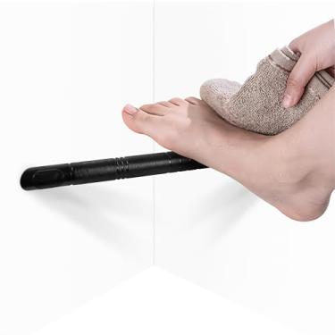 Imagem de Kalnweis Descanso para os pés de chuveiro, descanso para pés de chuveiro para depilar as pernas, apoio de metal para canto do banheiro, degrau de chuveiro de aço inoxidável montado na parede (GH-4