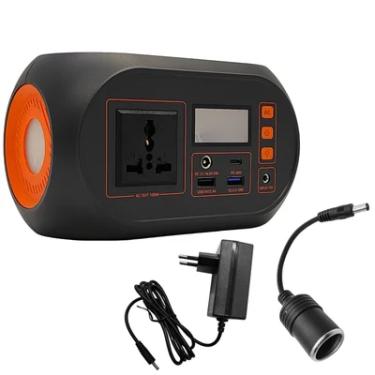 Imagem de Estação De Energia Portátil 100w Bateria 24000mah Com Display LED E Autonomia De 8h 110v