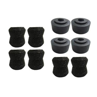 Imagem de Kit Bucha Amortecedor Traseiro Dianteiro L200 Gl Gls 95/2011