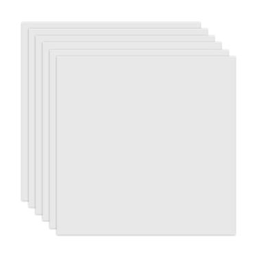 Imagem de KVMORZE 6 peças, placa de cobertura de teto autoadesiva, 12,5 x 7,6 cm, capa de tomada de parede, sem parafusos, placa de parede plana, vazia, parafuso oculto, placa frontal para tetos ou parede